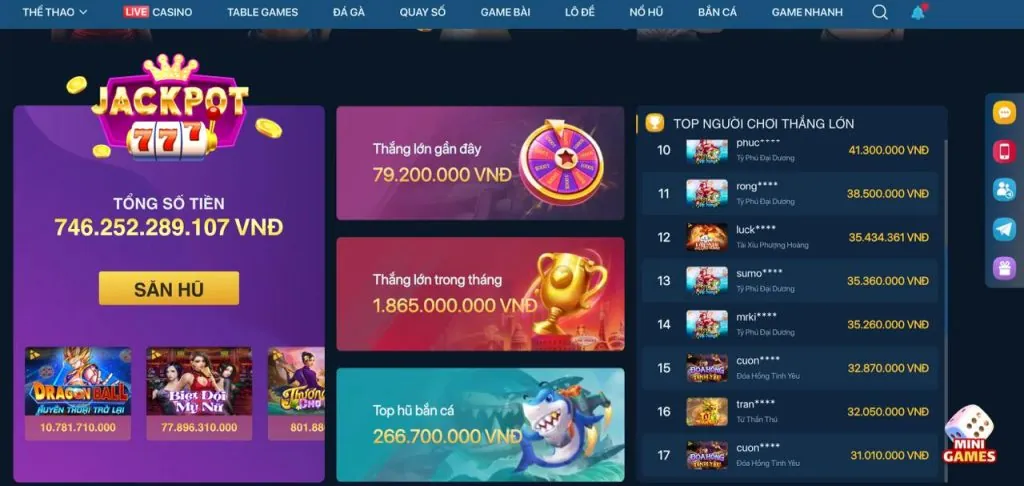 Ưu đãi và phúc lợi vip789